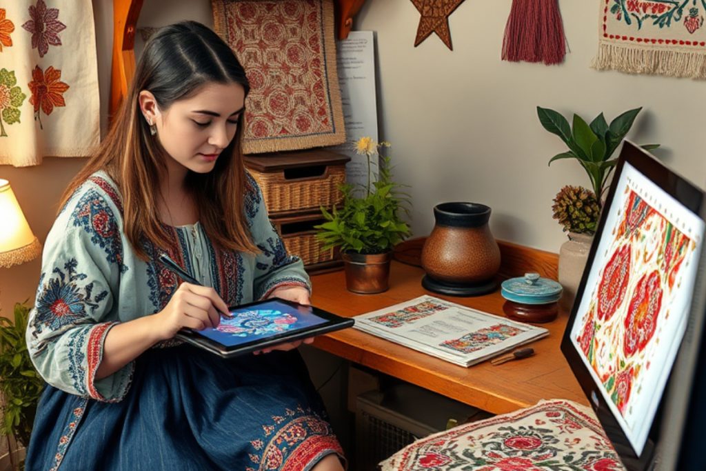 Preserving Ukrainian Folk Art with SVG and PNG Designs